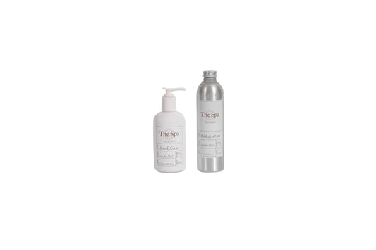 The Spa Hand Soap and Body Lotion Package