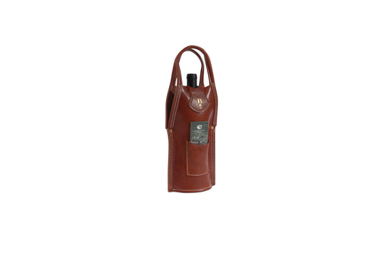 Single Kingfisher Leather Carrier
