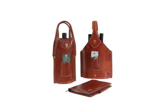 Kingfisher Leatherworks Carrier & Journal Package
