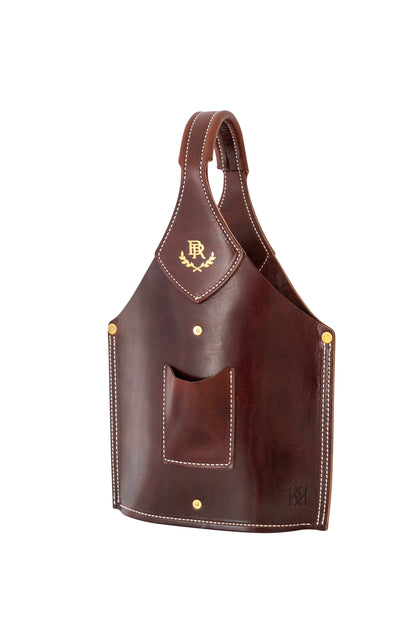 Double Kingfisher Leather Carrier