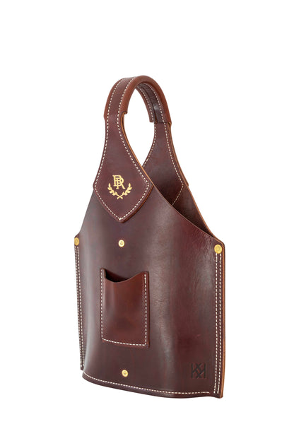 Double Kingfisher Leather Carrier